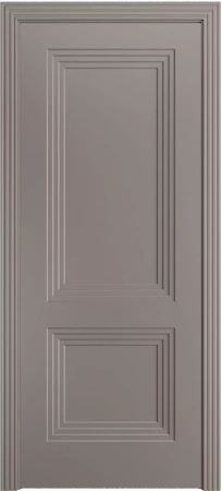 Межкомнатная дверь «Каролина-2 ДГ» 2000 x 700 Темно-серый