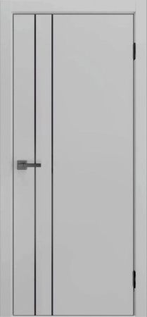 ДП-58 (Silver Gray) Silver Gray Глухие 600х2000