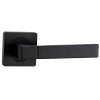 Ручки дверные алюминиевые  V07BL-2/BL  AL (черный)