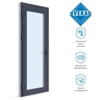 Пластиковая входная дверь VEKA WHS 60 ( 850ш х 2000в ) двухкамерная, Белый/Антрацит dveri4016
