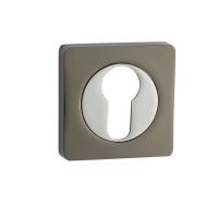 Накладки под цилиндр ET02BN/CP (черный никель/хром)