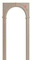 Межкомнатная арка Палермо, цвет капучино