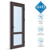 Пластиковая входная дверь VEKA WHS 60 ( 850ш х 2000в ) двухкамерная, Белый/Темно-коричневый dveri6055