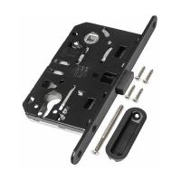 Замок MEDIANA POLARIS под цилиндр черный с ответной планкой MINIMAL XT B06103.50.93.640
