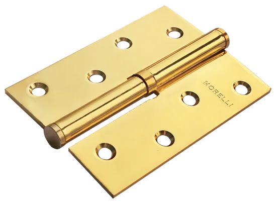 Петля разъемная стальная MSD 100X70X2.5 PG R правая, врезная, цвет золото