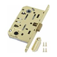 Замок MEDIANA POLARIS WC матовая латунь с ответной планкой MINIMAL XT B06102.50.23.640