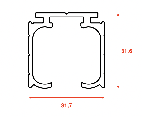 Направляющая верхняя L6-3м для DR-80
