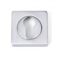 Накладки под цилиндр ET02L-2/2 (мат. хром)