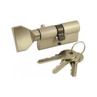 Vantage Цилиндр VC70-5(35х35)SN матовый никель ключ/вертушок