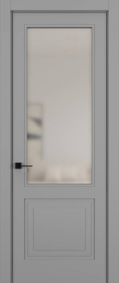 Свобода 02V ( ПО Сатинированное ) Матовый Светло-серый Нестандарт