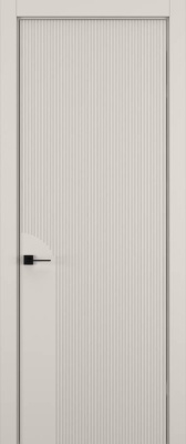 Полотно VERTICAL 02 Матовый Серый песок 2200*800 A2 L/Матовый снежный