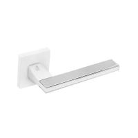 Fantom Дверная ручка Ирма, мат. белый/хром блест.
