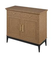 Комод двухдверный в гостиную 650/Дуб МЕДОВЫЙ