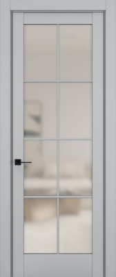 Дверь Шеллак серый 11 NC ст.просветленное 2000*600 (В) (196) Krona