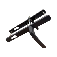 Ручки на планке V1-92DG (темно-серый RAL 7024)