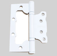 Петля без врезки 100*75*2,5 2BB-WH  (белый)