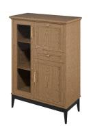 Витрина-бар в гостиную 625/Дуб МЕДОВЫЙ