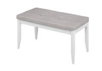 Банкетка (ткань Вельвет люкс 02) 1751/WHITE