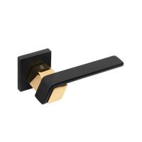 Fantom Дверная ручка Симона, мат. черный/золото блест.