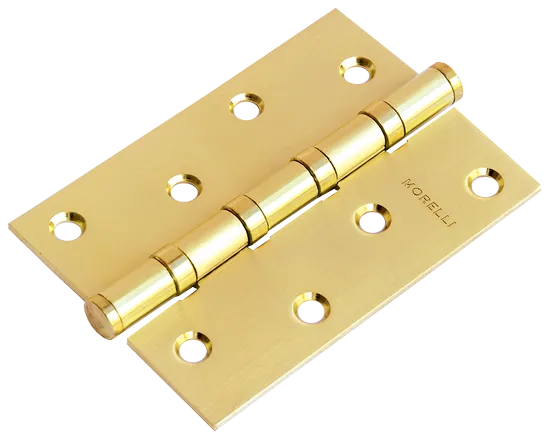 Петля универсальная карточная MS 100X70X2.5-4BB SG стальная, врезная, цвет матовое золото