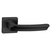 Ручки дверные алюминиевые  V11BL AL (черный)