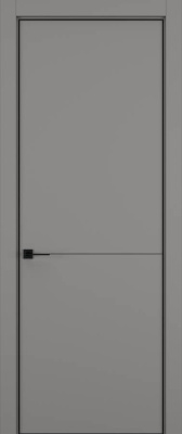 Дверь Керамик серый 2 MN 2200*700 (196) кромка черная Eclipse