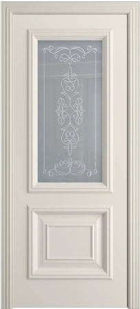 Межкомнатная дверь «Сорренто, ДO» 2000 x 600 Белоснежный