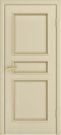 Межкомнатная дверь «Голд-3 ДГ» 2000 x 600 Крем