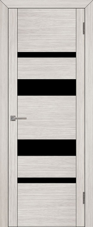 Дверь межкомнатная UniLine 30013 экошпон капучино велюр остекленная