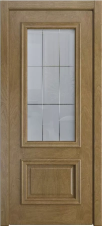 Межкомнатная дверь «Бристоль Премиум, ДО» 2000 x 700 Дуб янтарь