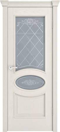 Межкомнатная дверь «Голд-7 ДО» 2000 x 600 Бьянко