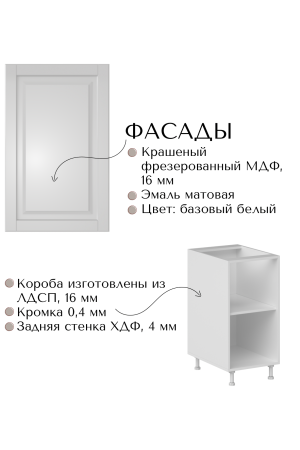 Готовый кухонный гарнитур МИЛАНА 4