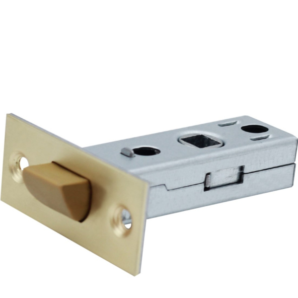 Защелка межкомнатная пластиковая Р45SG (сатин золото)