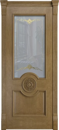 Межкомнатная дверь «Портофино, ДO» 2000 x 800 Дуб янтарь