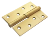 Петля разъемная карточная MSND 100X70X2.5 SG R с подшипником стальная правая, врезная, цвет матовое золото
