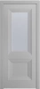 Межкомнатная дверь «Каролина-2 ДО» 2000 x 800 Светло серая
