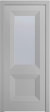Межкомнатная дверь «Каролина-2 ДО» 2000 x 800 Светло серая