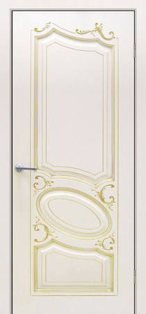 Дверь межкомнатная Маркиз эмаль и лак эмаль белая глухая 600x2000 Emal Belaya