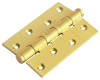 Петля универсальная карточная латунная MBU 100X70X3-4BB SG , врезная, цвет матовое золото