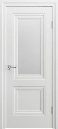 Межкомнатная дверь «Каролина-2 ДО» 2000 x 600 Белоснежный