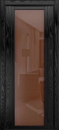 Межкомнатная дверь «QDO X, ДО» 2000 x 600 Палисандр
