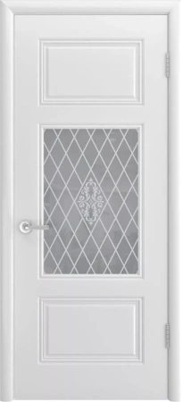 Межкомнатная дверь «Терция Грейс В1 ДО» 2000 x 600 belyy