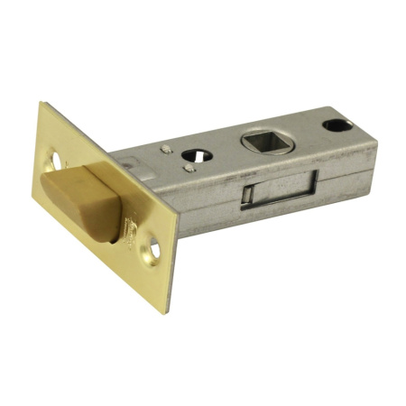 Защелка межкомнатная пластиковая Р45SB (мат. золото)