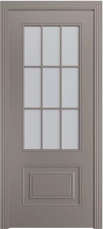 Межкомнатная дверь «Версаль-1Ф Loft (9) ДО» 2000 x 800 Темно-серый