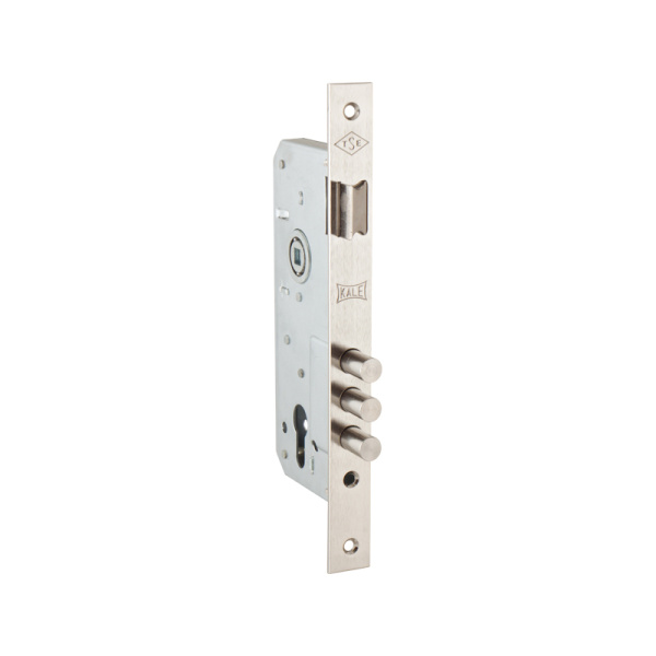 Корпус Kale kilit (Кале килит) врезного замка с защёлкой 152/3MR (45 mm) w/b (никель)