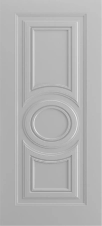 Межкомнатная дверь «Титул-8 В1 ДГ» 2000 x 600 RAL 7047