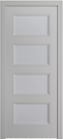 Межкомнатная дверь «Манхэттен-4 ДО» 2000 x 600 Белоснежный