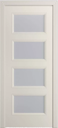 Межкомнатная дверь «Манхэттен-4 ДО» 2000 x 700 RAL 9010