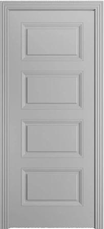 Межкомнатная дверь «Манхэттен-4 ДГ» 2000 x 700 Светло серая