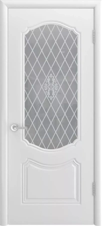 Межкомнатная дверь «Соло Грейс В1 ДО» 2000 x 600 belyy